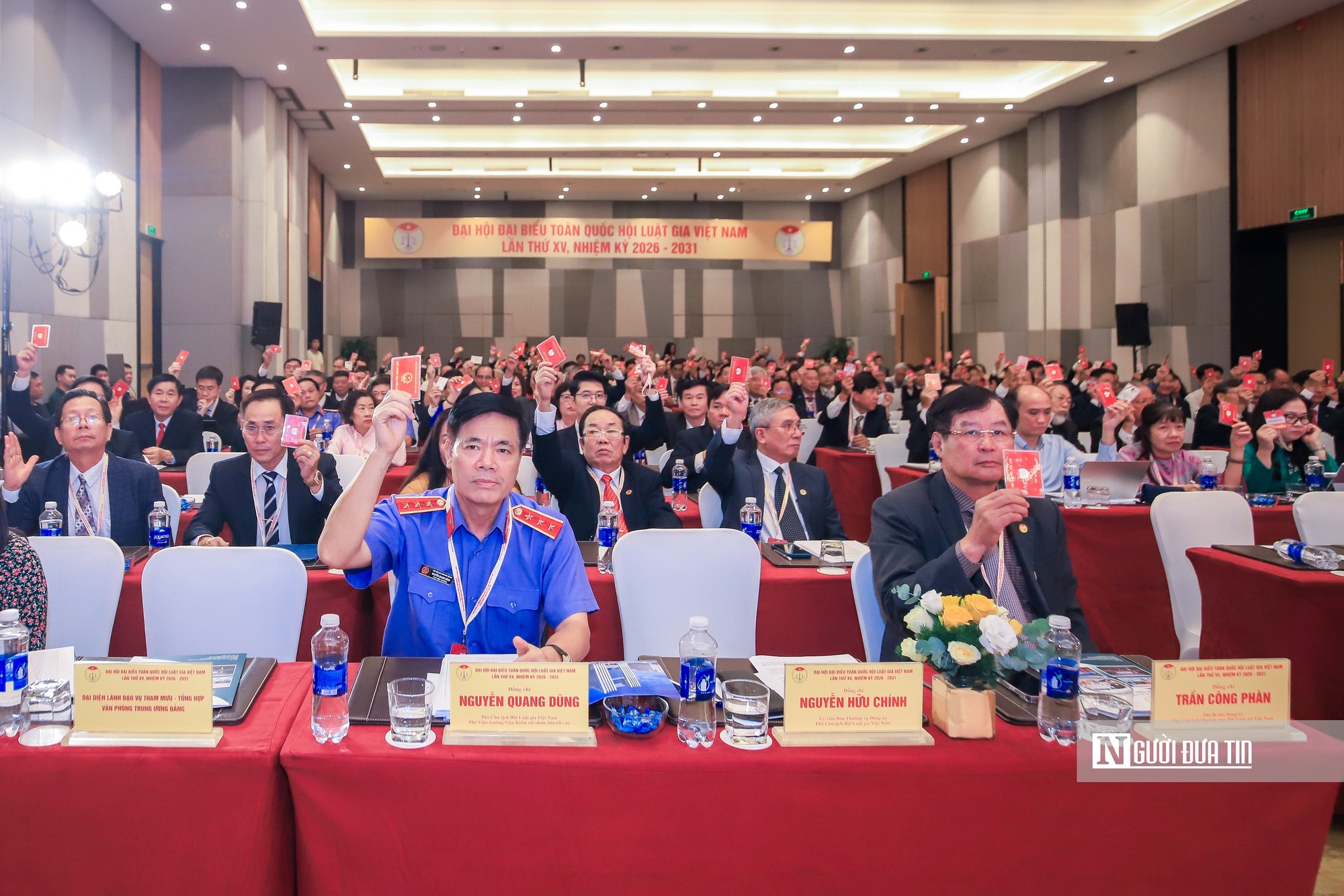 Đại hội đại biểu toàn quốc Hội Luật gia Việt Nam lần thứ XV bước vào phiên làm việc đầu tiên - Ảnh 6.