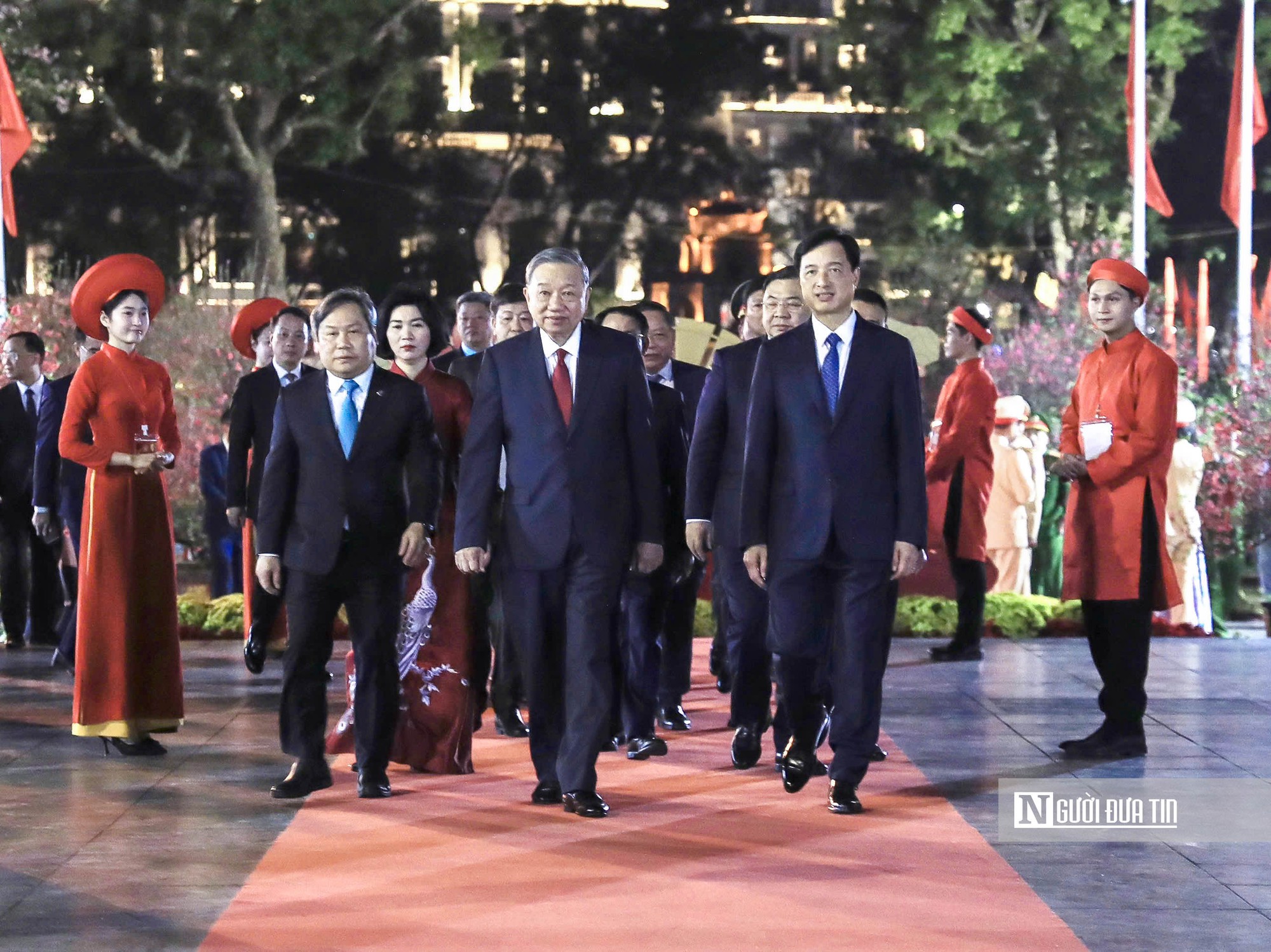 Tổng Bí thư Tô Lâm chúc Tết nhân dân Thủ đô- Ảnh 1.