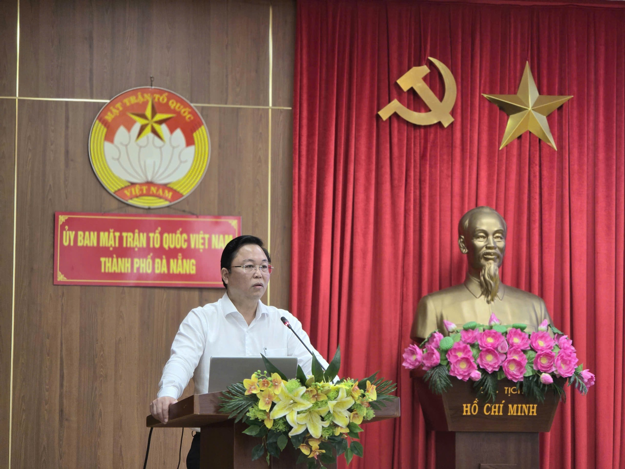 Đà Nẵng gặp gỡ ứng cử viên, thống nhất kế hoạch tiếp xúc cử tri trước ngày bầu cử - Ảnh 1.