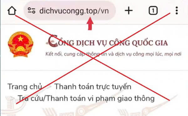 Nhận tin nhắn “phạt nguội” kèm đường link lạ, người dân cần cảnh giác - Ảnh 2.