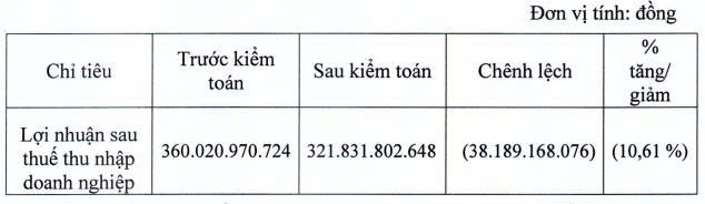 Vì sao Nam Tân Uyên giảm hơn 10% lợi nhuận sau kiểm toán? - Ảnh 1.