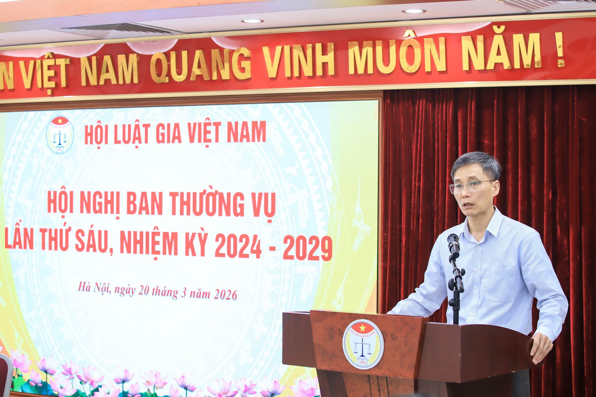 Hội nghị Ban Thường vụ Hội Luật gia Việt Nam lần thứ 6 - Ảnh 12.
