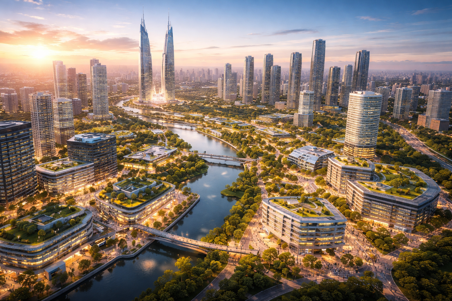 Cuộc đua tạo việc làm ngay trong đại đô thị: Phú Mỹ Hưng làm phố tài chính, Vinhomes tạo khu du lịch, Sun Group dựng lại cả hoàng thành Thăng Long - Ảnh 1.