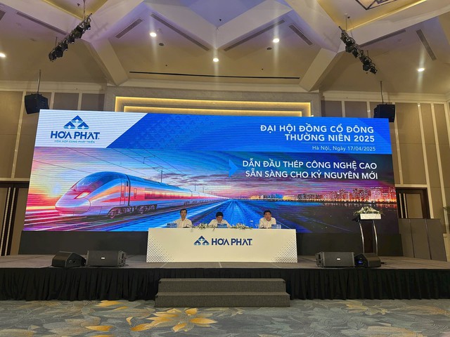 Hòa Phát đặt mục tiêu lợi nhuận 22.000 tỷ đồng, chia cổ tức 10% - Ảnh 1.