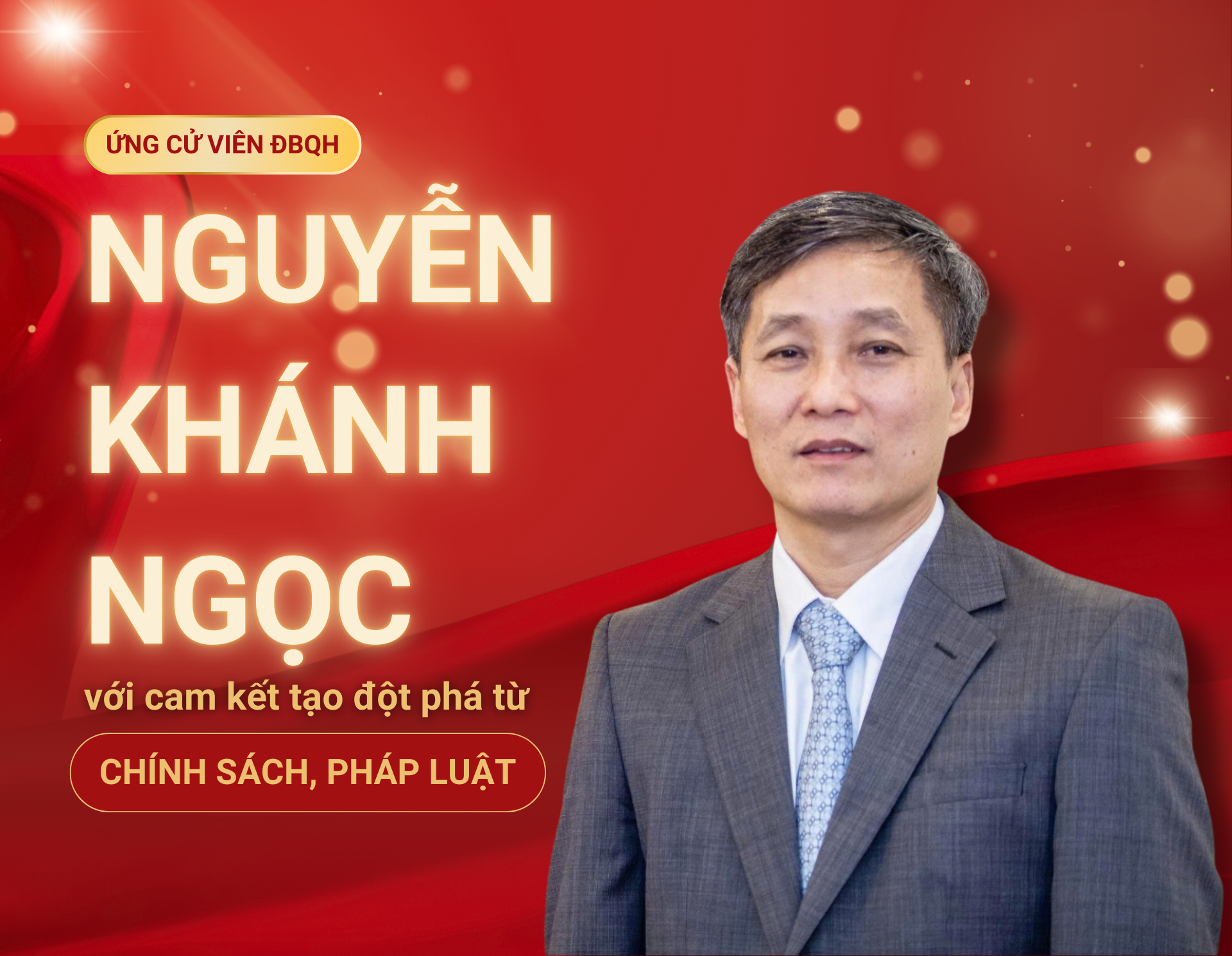 Ứng cử viên ĐBQH Nguyễn Khánh Ngọc với cam kết tạo đột phá từ chính sách, pháp luật - Ảnh 1.