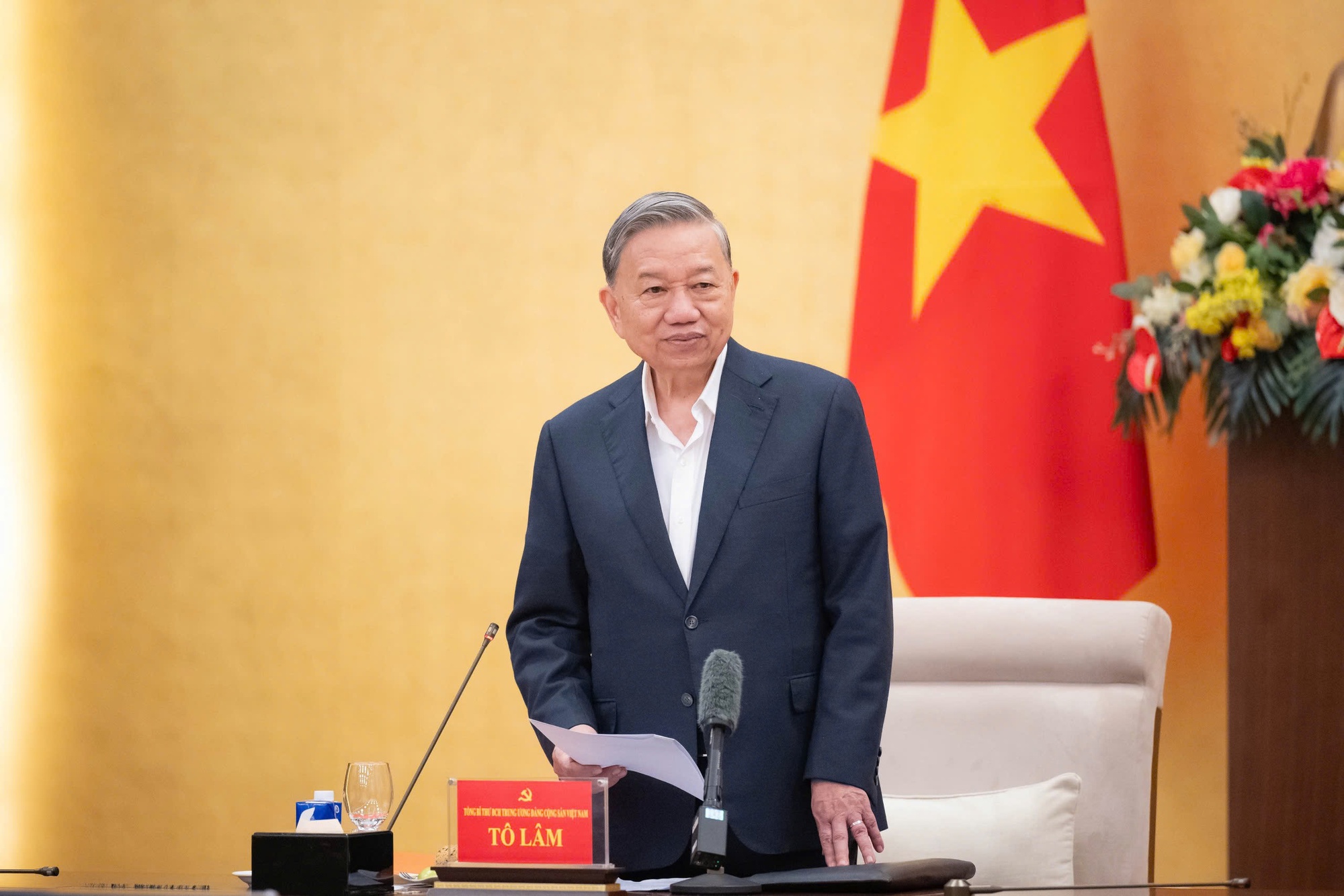 Tổng Bí thư Tô Lâm chủ trì công bố quyết định kiểm tra, giám sát với Ban Thường vụ Đảng ủy Quốc hội- Ảnh 1.