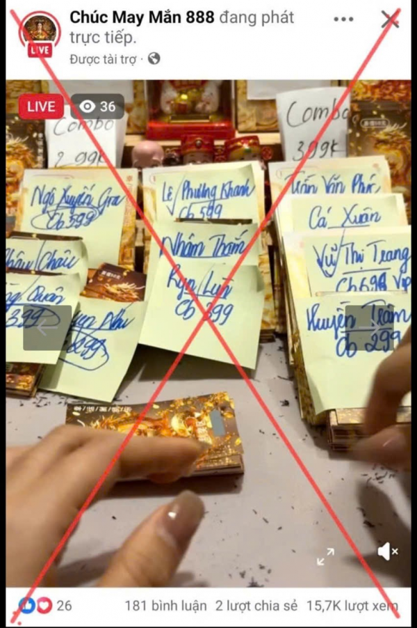 Xuất hiện thủ đoạn lừa đảo "livestream trúng thưởng" trên mạng xã hội- Ảnh 1.