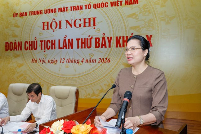 Hội nghị Đoàn Chủ tịch MTTQ Việt Nam lần thứ 7: Hoàn thiện văn kiện, chuẩn bị Đại hội XI - Ảnh 4.