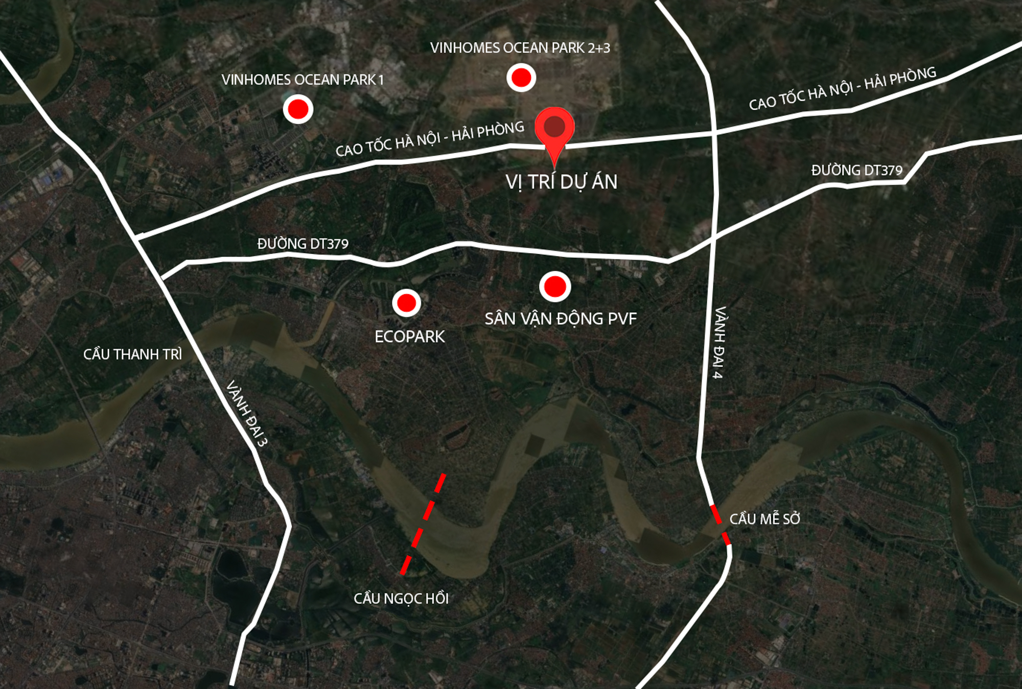 Cận cảnh dự án nằm giữa ba đại đô thị hơn 10 tỷ USD, hưởng lợi từ Vành đai 4 và cầu vượt sông Hồng- Ảnh 1.