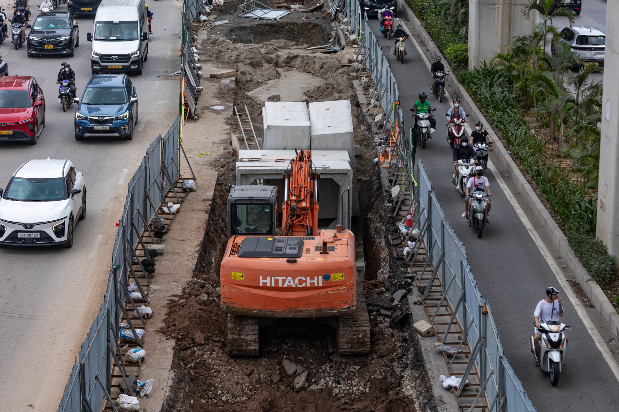Toàn cảnh loạt dự án phủ khắp Hà Nội như một đại công trường: Tổng mức đầu tư hàng trăm nghìn tỷ, dự kiến hoàn thành trong năm nay- Ảnh 10.