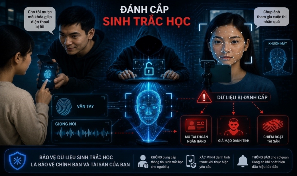 Cảnh giác bẫy thu thập dữ liệu sinh trắc học để thực hiện hành vi lừa đảo - Ảnh 1.