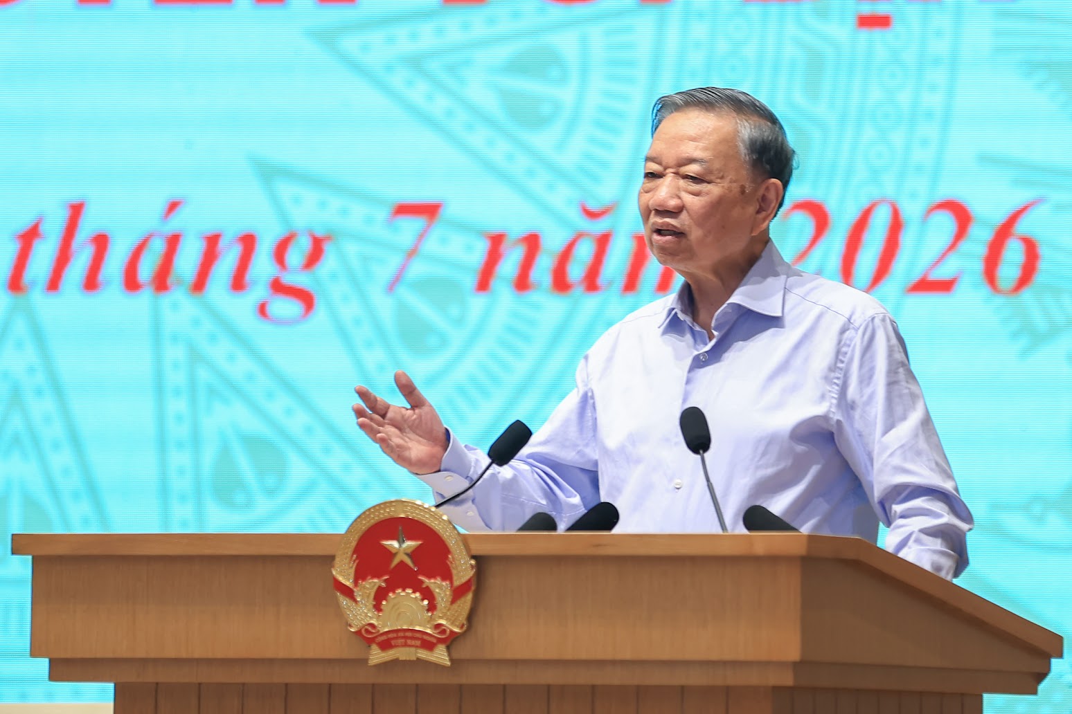 Tổng Bí thư, Chủ tịch nước Tô Lâm: Tiếp tục tinh gọn bộ máy bên trong, khẩn trương xử lý đất đai bỏ hoang- Ảnh 3.