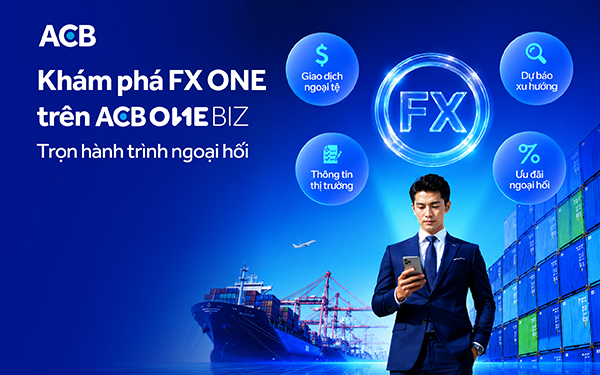 ACB mang trải nghiệm ngoại hối toàn diện hơn trên ACB ONE BIZ - Ảnh 1.