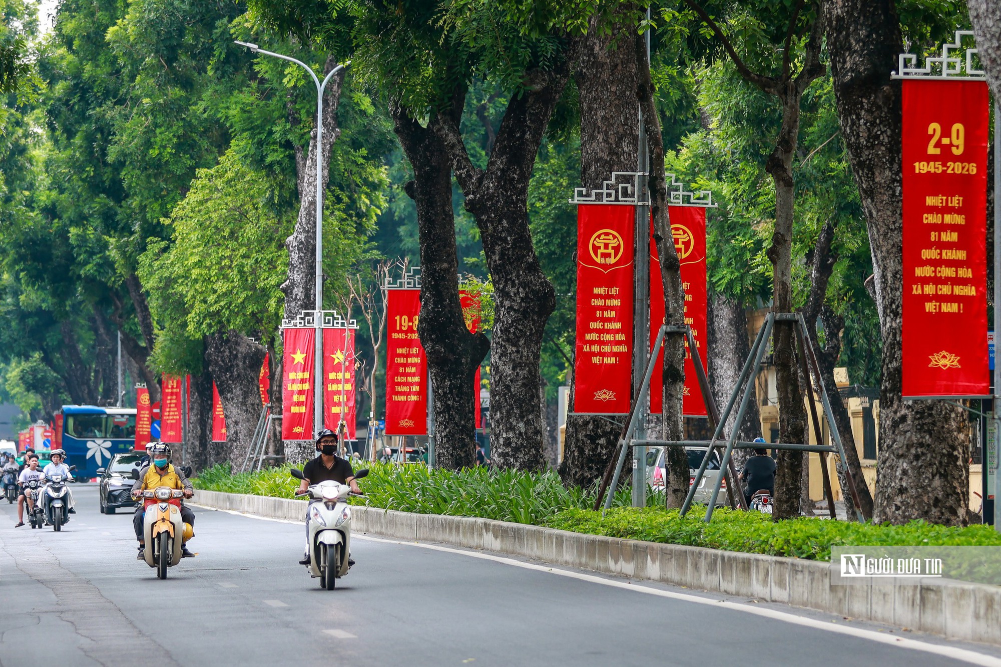 Hà Nội trang hoàng chào mừng 81 năm Quốc khánh 2/9- Ảnh 1.