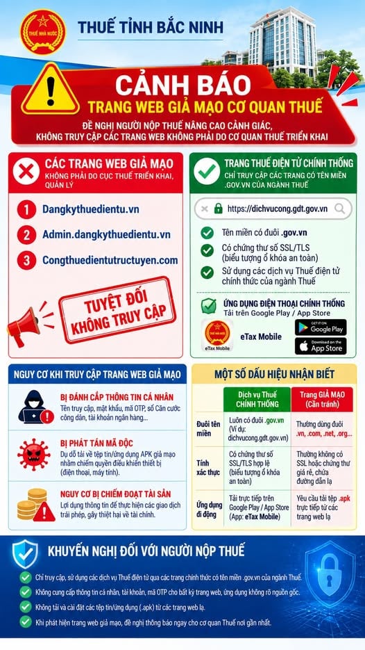 Cơ quan Thuế lưu ý: Người dân không nhập mã số thuế, tài khoản, mật khẩu... trong trường hợp sau - Ảnh 1.