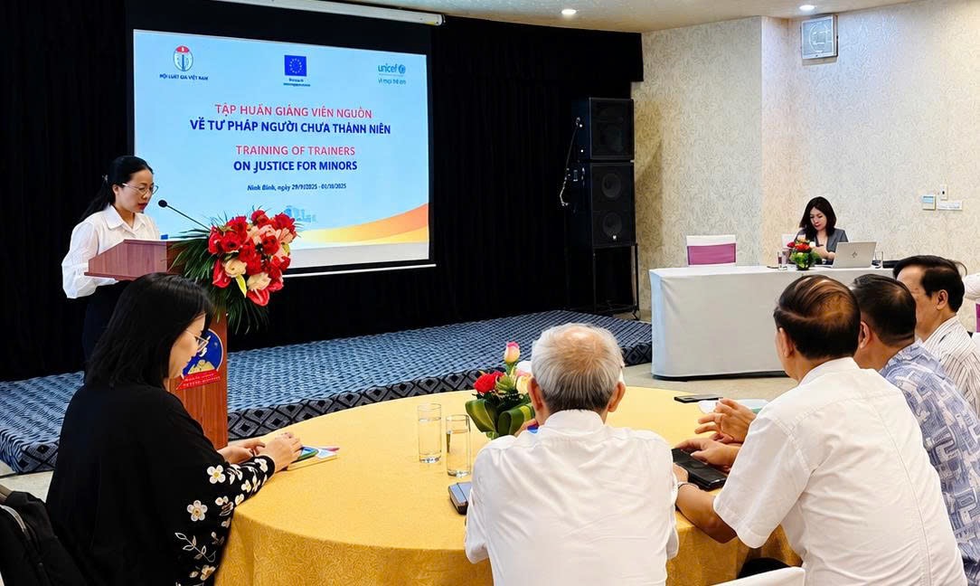 Hội Luật gia Việt Nam: Tăng cường kỹ năng thực thi Luật Tư pháp người chưa thành niên- Ảnh 2.