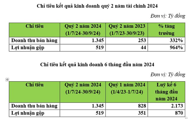 TCH: Tình hình kinh doanh khởi sắc trong 6 tháng đầu năm tài chính 2024- Ảnh 1.