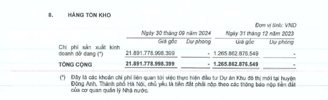 VEFAC đã chi bao nhiêu cho dự án Khu đô thị mới tại Đông Anh?- Ảnh 2.