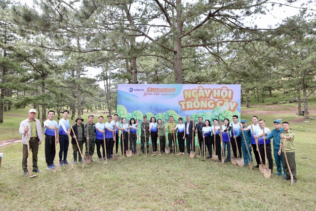 Green Day - Green Life 2024: SASCO trồng thêm 3.000 cây thông tại Đà Lạt- Ảnh 1.