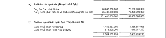 Xuất hiện khoản phải thu của thiếu gia nhà Novaland Bùi Cao Nhật Quân trong BCTC quý III/2024- Ảnh 2.