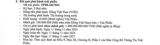 TPBank huy động thêm 1.000 tỷ đồng từ trái phiếu- Ảnh 1.