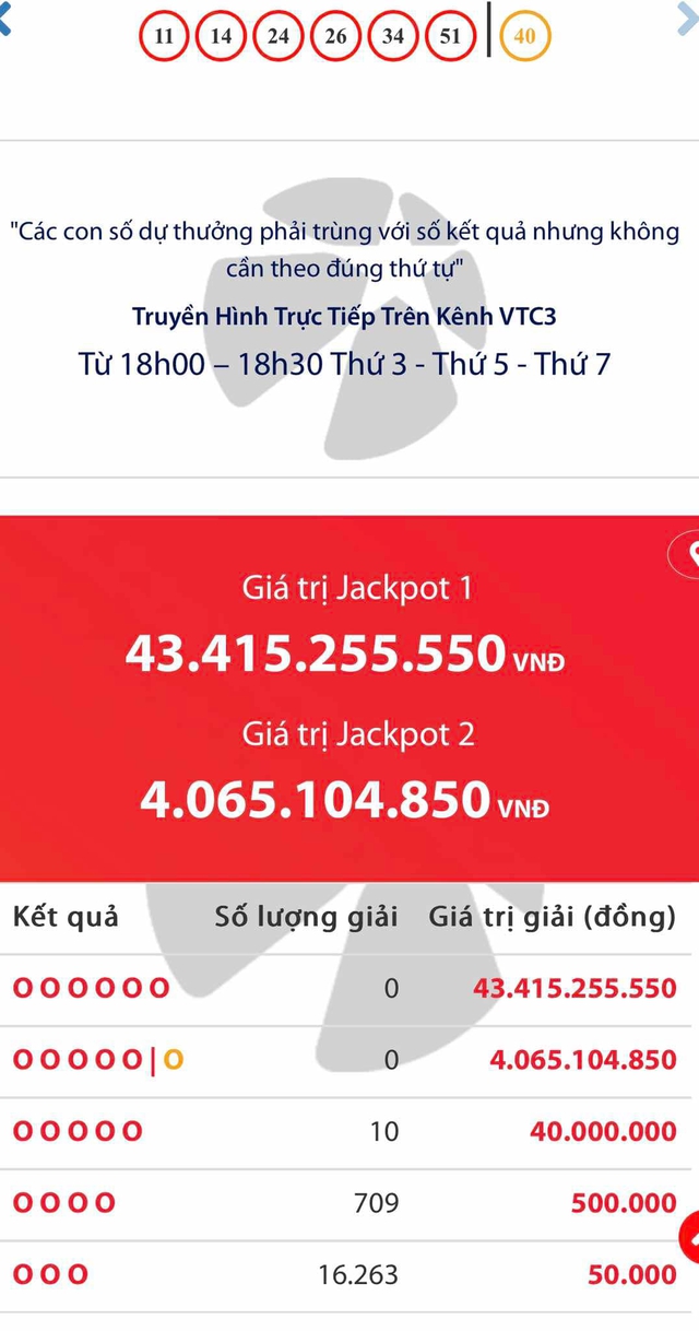 Kết quả xổ số Vietlott ngày 9/11/2024: Tìm chủ nhân giải Jackpot loại hình Power 6/55- Ảnh 2.