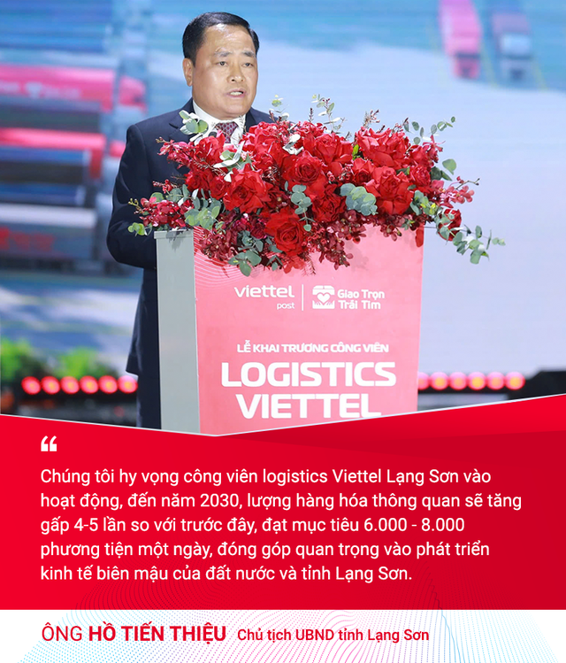 Chủ tịch tỉnh Lạng Sơn: Hy vọng Công viên logistics Viettel sẽ giúp hàng hóa thông quan tăng 4-5 lần!- Ảnh 1.