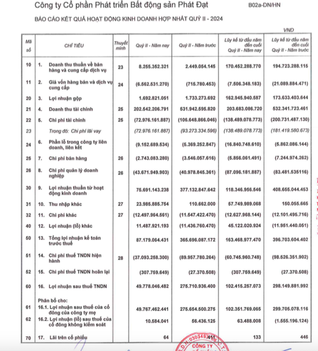 PDR báo lãi quý II/2024 ‘bốc hơi’ 82%- Ảnh 1.