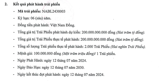 Nam A Bank huy động thành công 200 tỷ đồng từ trái phiếu- Ảnh 1.