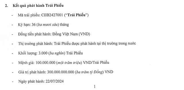 CII huy động thành công 300 tỷ đồng từ kênh trái phiếu- Ảnh 1.