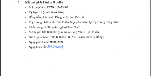 TCBS phát hành gần 900 tỷ đồng trái phiếu- Ảnh 1.