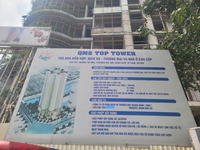 Dự án QMS Top Tower đang được thế chấp ở đâu?- Ảnh 2.