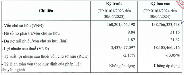 Chủ dự án Casa Del Rio báo lỗ bán niên 2024 đậm hơn hai năm trước cộng lại- Ảnh 1.