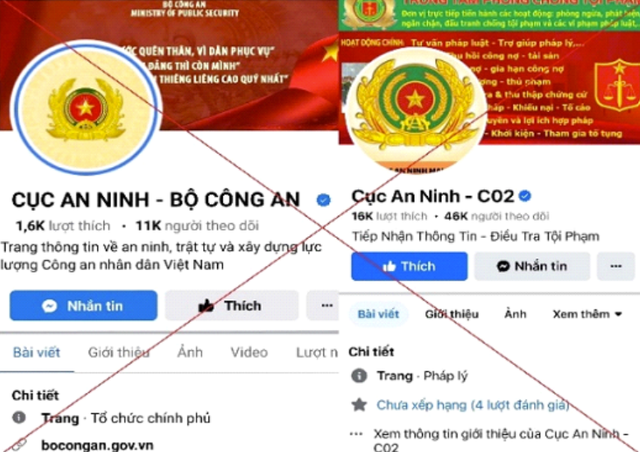 Cảnh báo các trang facebook tích xanh giả mạo Cục nghiệp vụ Bộ Công an hỗ trợ lấy lại tiền bị lừa- Ảnh 1.