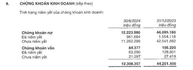 Loạt ngân hàng lãi lớn từ kinh doanh chứng khoán nửa đầu năm 2024- Ảnh 1.