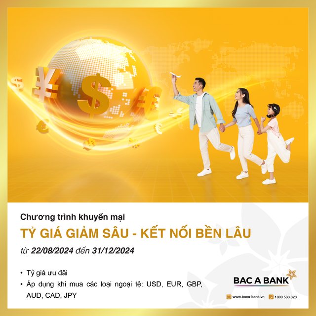 BAC A BANK ưu đãi tỷ giá cho khách hàng mua ngoại tệ và chuyển tiền quốc tế- Ảnh 2.