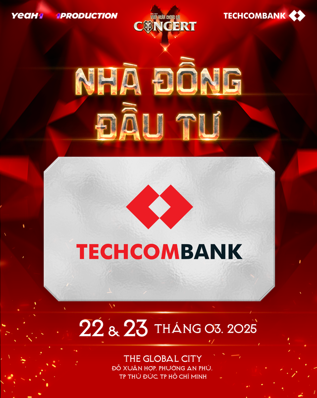 Techcombank công bố cách "săn vé" concert Anh Trai Vượt Ngàn Chông Gai vào tháng 3/2025- Ảnh 1. Techcombank công bố cách "săn vé" concert Anh Trai Vượt Ngàn Chông Gai vào tháng 3/2025- Ảnh 1.