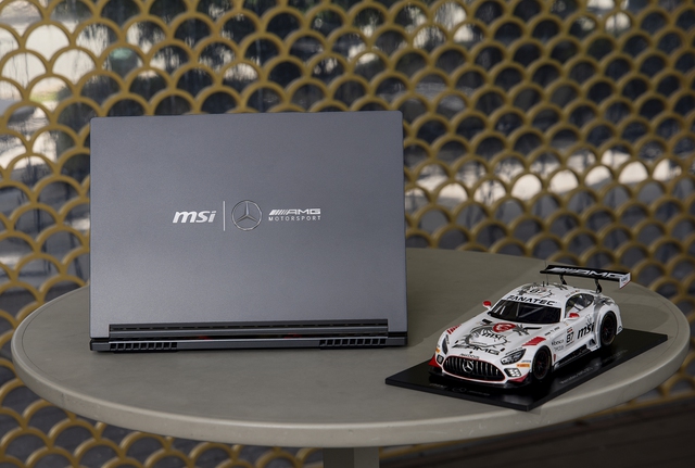 Trải nghiệm laptop là 'cú bắt tay' giữ MSI và Mercedes-AMG: Thiết kế miễn chê, hiệu - Ảnh 1.