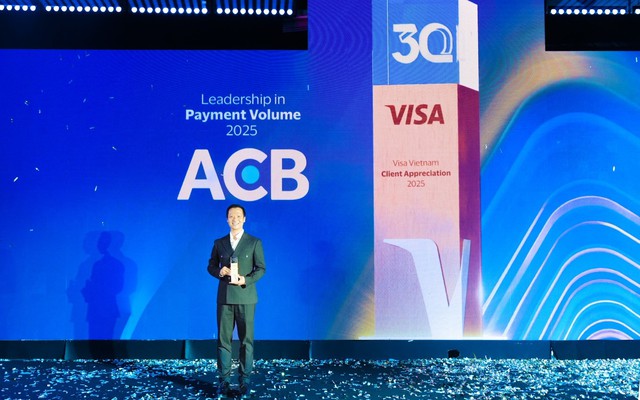 ACB tiếp tục dẫn đầu thị phần thẻ Visa 2025 và bước nhảy sáng tạo về thanh toán số - Ảnh 2.