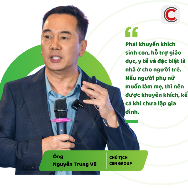 Chủ tịch Cen Group Nguyễn Trung Vũ: Phải khuyến khích những phụ nữ có thể tự sinh em bé mà không cần kết hôn- Ảnh 2. Chủ tịch Cen Group Nguyễn Trung Vũ: Phải khuyến khích những phụ nữ có thể tự sinh em bé mà không cần kết hôn- Ảnh 2.