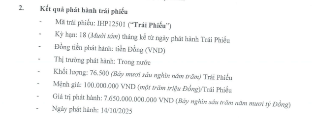 7.650 tỷ đồng trái phiếu 'đổ' về một doanh nghiệp kín tiếng - Ảnh 1.