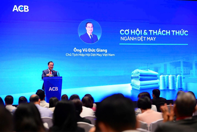 Dệt may tăng tốc cuối năm: ACB tiếp sức bằng giải pháp tài chính chuyên biệt - Ảnh 1.