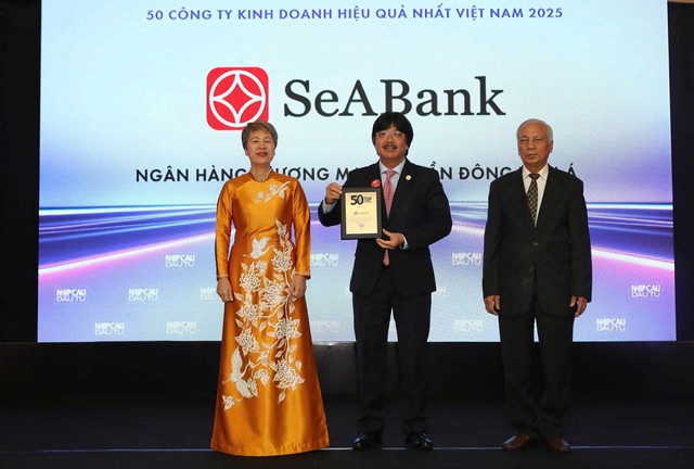 SeABank lần thứ 6 được vinh danh trong Top 50 doanh nghiệp có lợi nhuận xuất sắc nhất Việt Nam năm 2025 - Ảnh 2.