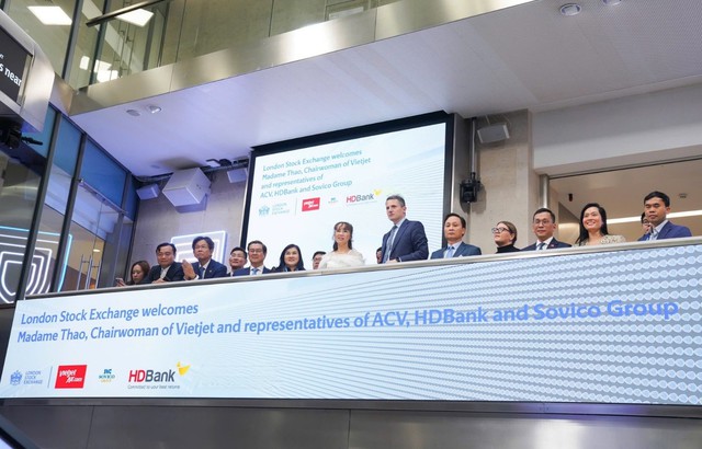 Lãnh đạo HDBank thăm Sàn giao dịch chứng khoán London dịp Tổng Bí thư thăm chính thức Vương quốc Anh - Ảnh 2.