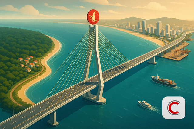 Vingroup muốn xây cầu vượt biển nối Cần Giờ và Bà Rịa Vũng Tàu - Ảnh 1.