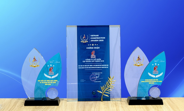 Công ty thành viên của Sunshine Group nhận cú đúp giải thưởng tại Vietnam Construction Awards 2025 - Ảnh 1.