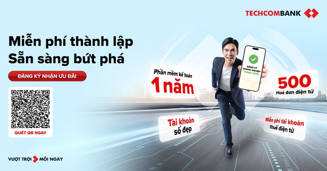 Techcombank & Cenvi tài trợ miễn phí gói thành lập doanh nghiệp cho hộ kinh doanh chuyển đổi và start up - Ảnh 1.