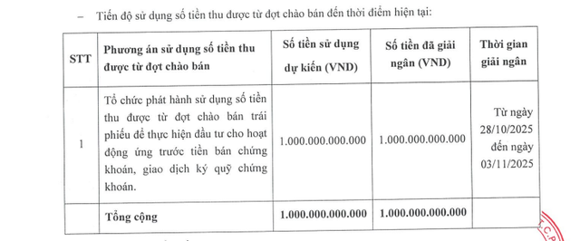 DNSE giải ngân xong 1.000 tỷ đồng huy động từ trái phiếu - Ảnh 1.