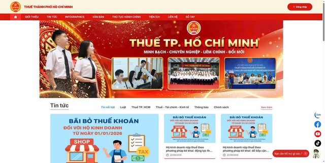 Thuế TP.HCM có thông báo quan trọng với hàng trăm nghìn hộ kinh doanh, người nộp thuế trên địa bàn- Ảnh 1.