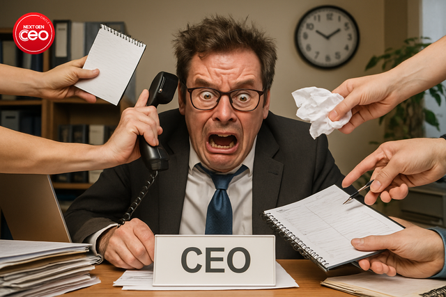 Vì sao CEO luôn cảm thấy quá tải, làm mãi không hết việc?- Ảnh 1. Vì sao CEO luôn cảm thấy quá tải, làm mãi không hết việc?- Ảnh 1.